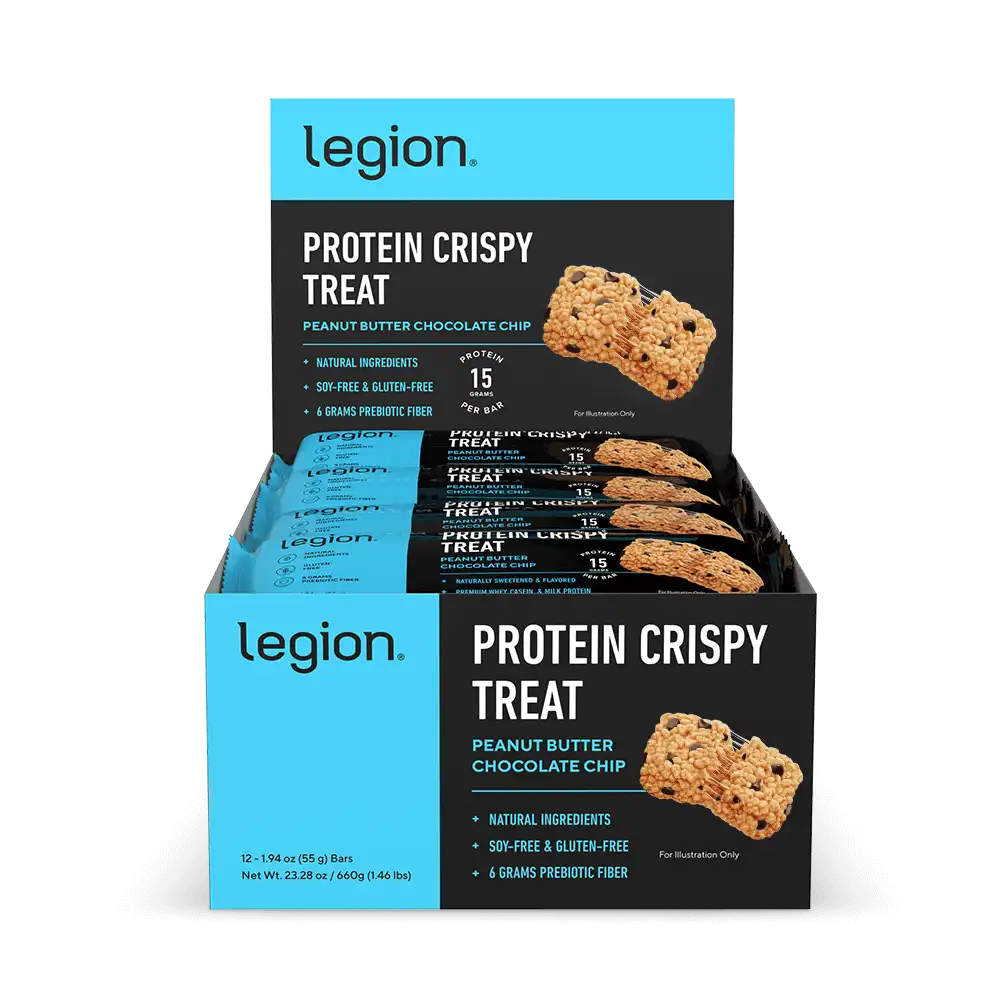 Protein Crispy Treats - Peanut Butter Chocolate Chip
