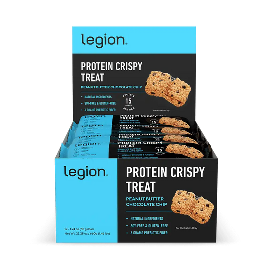 Protein Crispy Treats - Peanut Butter Chocolate Chip