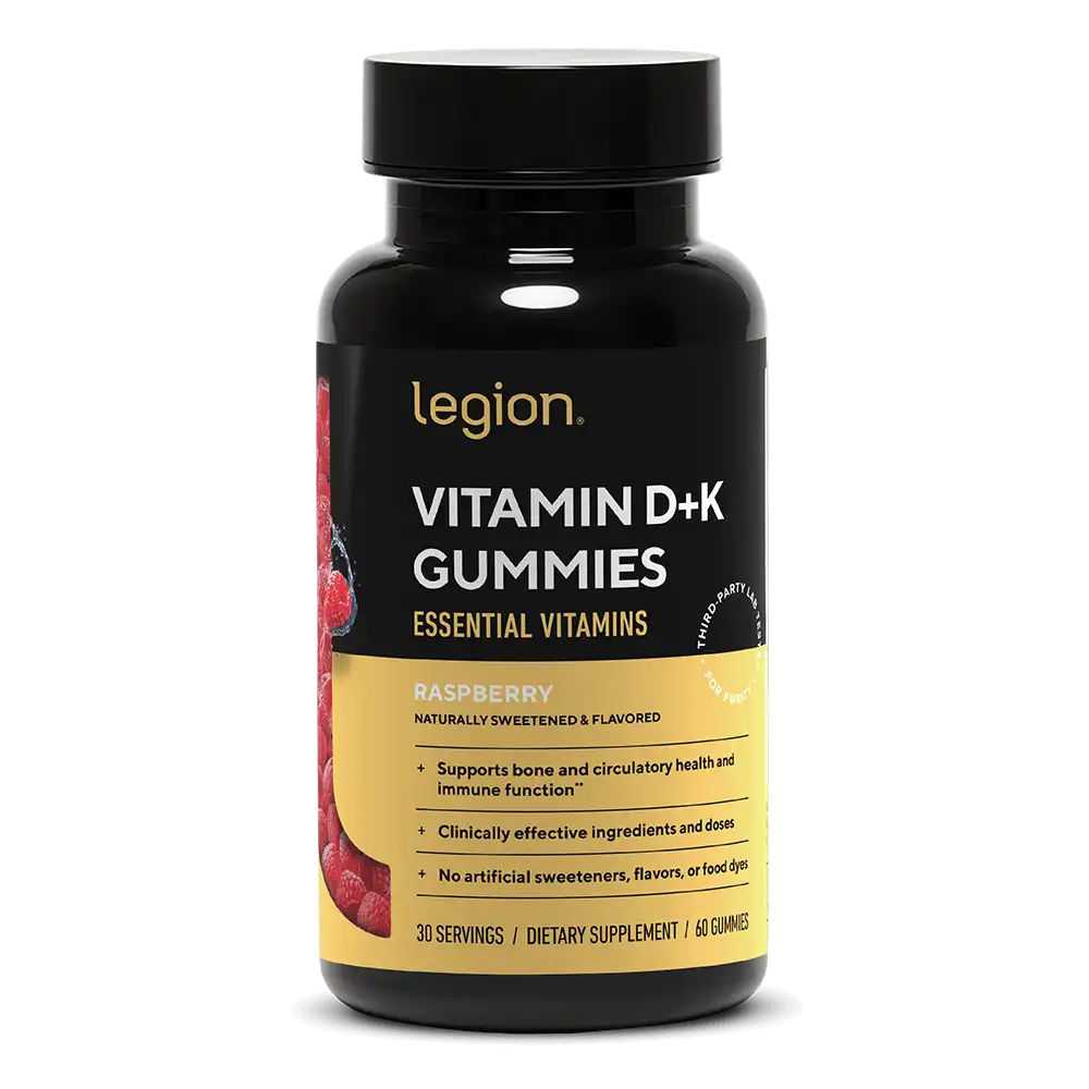 Vitamin D+K Gummies - Raspberry