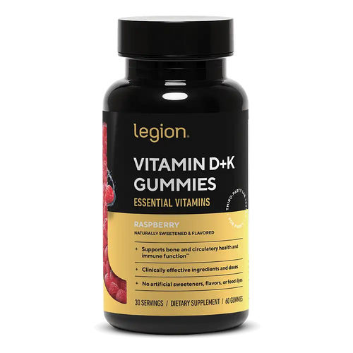 Vitamin D+K Gummies - Raspberry