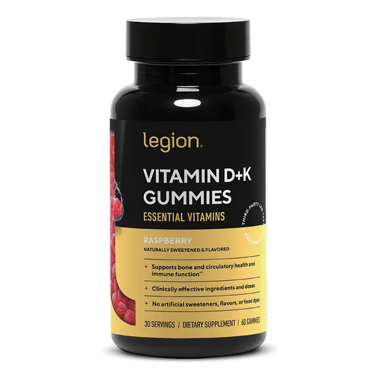 Vitamin D+K Gummies - Raspberry